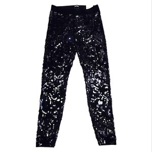 NWT Express Sequin High Waist Leggings Size Small